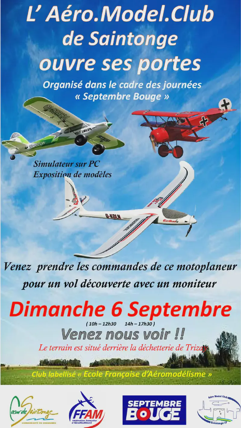 Affiche de la journée Portes Ouvertes du 6 septembre 2026